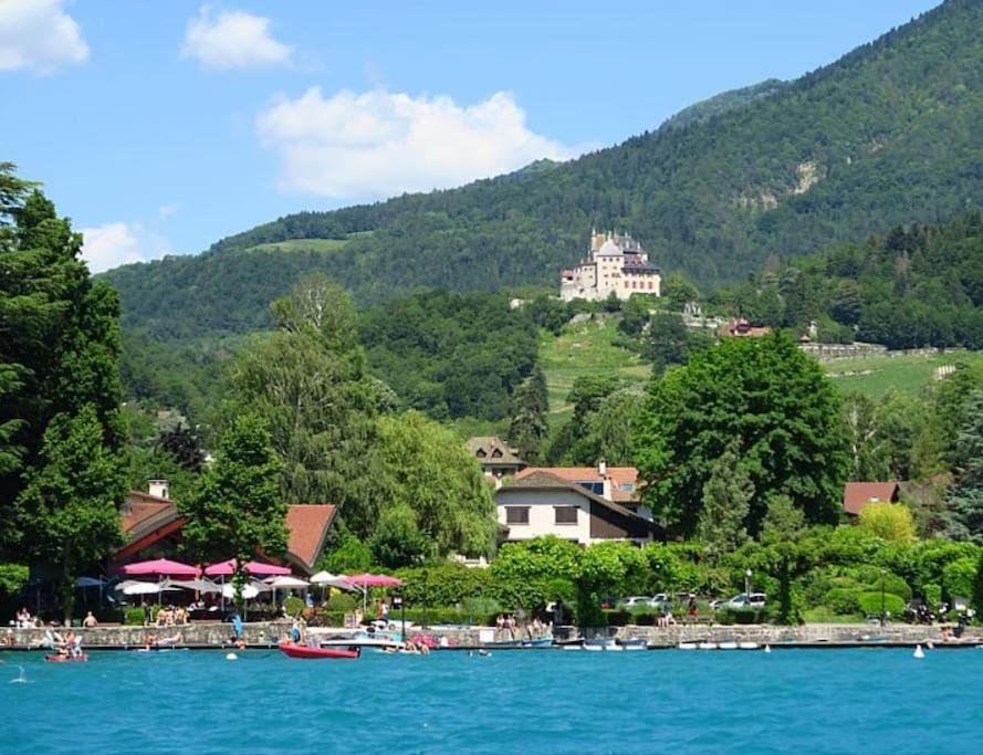 Charmant Appartement Lac D'Annecy / Ski - 6 Pers Menthon-Saint-Bernard Zewnętrze zdjęcie
